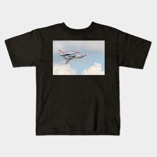 Flying belly to belly Kids T-Shirt by joesaladino